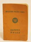 Vintage Rail Road Safety Manual - Missouri Pacific Lines 1941 book - dated 7-21-48 WOW! HTF! Railroad