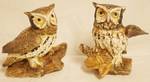 Lot of 2 Owl Figurines - Detailed and beautiful!