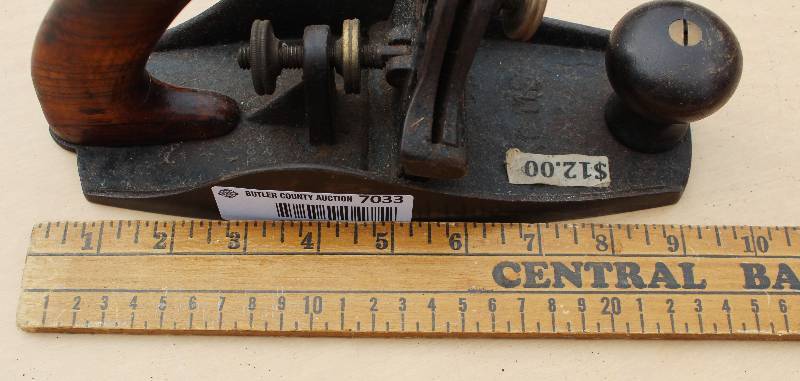 lot 7033 image: Wood Plane- Casting Number 112-Missing Blade