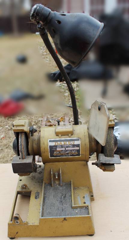 lot 7040 image: DAREX Bench Grinder - Work Light Included- Untested