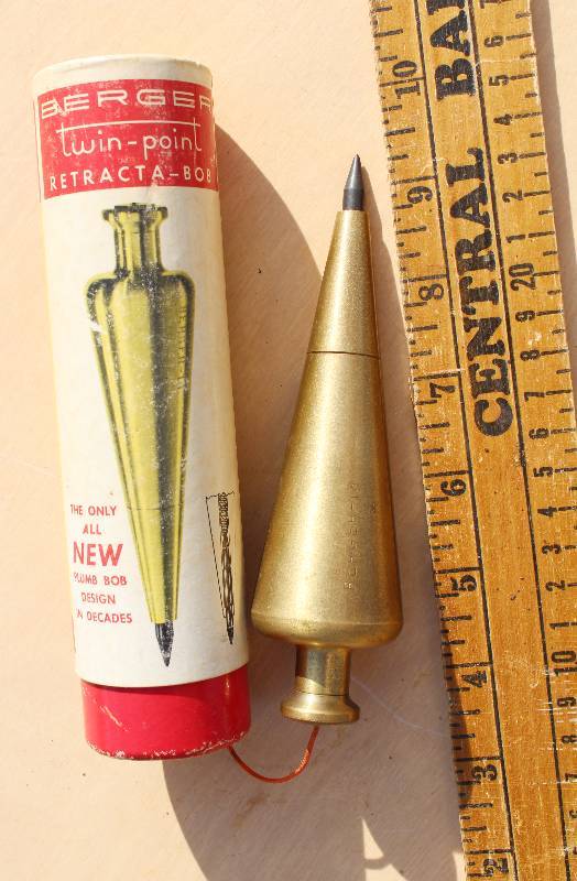 lot 7086 image: Berger Twin- Point Retracta Bob- In Original Shipping Tube