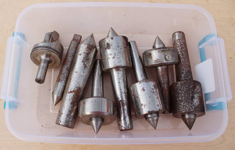 lot 7112 image: Assortment of Various Live Centers