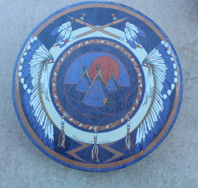 lot 6568 image: Tambourine  Hand Drum