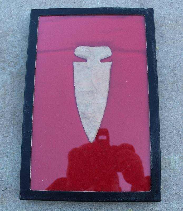lot 6632 image: 5 34 Spear Point- Comes in a Nice Showcase- Very Cool Find