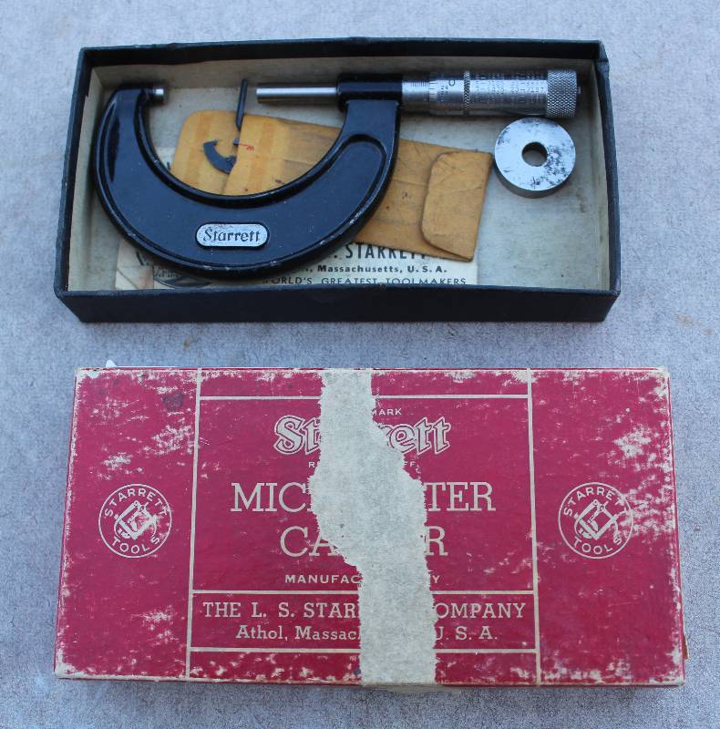 lot 6651 image: Starrett Quick Reading Micrometer- No. 436- In Original Box