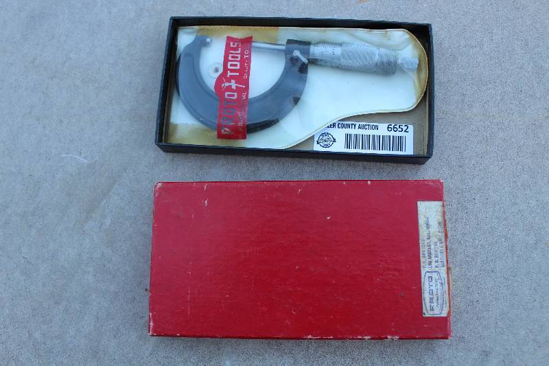 lot 6652 image: Proto Micrometer- In Original Box