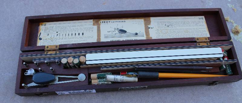 lot 6664 image: Keuffel & Esser Leroy Lettering Template