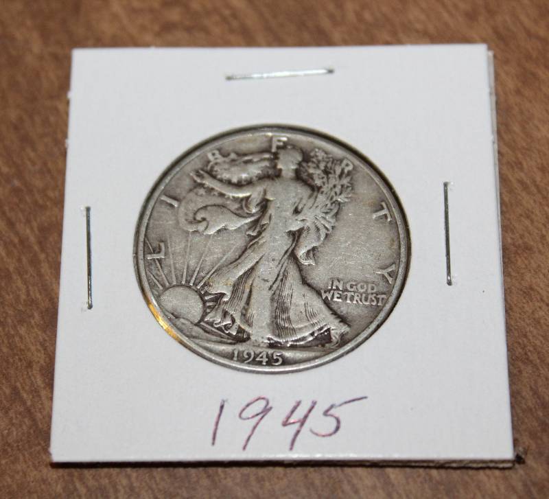 lot 4341 image: Coin - Walking Liberty Silver Half Dollar