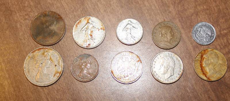 lot 4345 image: Lot of 10 Foreign Coins