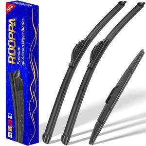 lot 27468 image: 3 wipers Replacement for 2012-2016 Honda CRV CR-V, Windshield Wiper Blades Original Equipment Replacement - 261613 (Set of 3) UJ HOOK