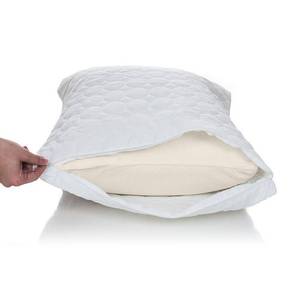 lot 27490 image: Bluestone Cotton Bed Bug and Dust Mite Pillow Protector - White (King)