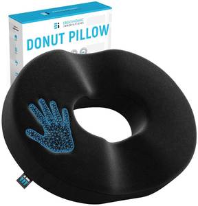 lot 27504 image: Donut Pillow for Tailbone Pain, Lifting Chair Cushion, Hemorrhoids Pressure, Foam Seat Cushion for Tailbone Pain Relief Cushion, Sitting Doughnut Cushion Postpartum Pregnancy, Ring Butt Pillow