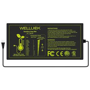 lot 27509 image: WELLUCK Seedling Heat Mat for Seed Starting, Heating Pad for Plants Seedlings, 2 Pack 10x 20.75 Warm Hydroponic Plant Heating Mat, Waterproof Heat Pad for Indoor Plants Home Germination