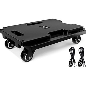 lot 38002 image: Ronlap Furniture Dolly for Moving, Furniture Moving Dolly 4 Wheels Heavy Duty Small Flat Dolly Cart with Wheels Furniture Movers Dolly Interlocking Dollies for Moving, 440 Lbs Capacity, 1 Pack, Black