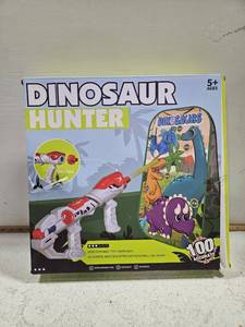 lot 38004 image: 2 in 1 Dinosaur Toy, Shooting Target & Bean Bag Toss Game Toy for Kids, Shooting Toys for Age 8 9 10 Year Old, Dinosaur Cornhole Outdoor Games Birthday Gifts
