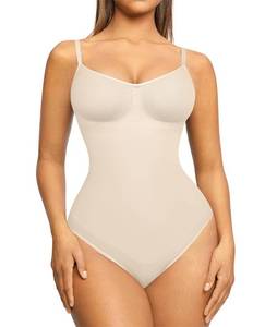 lot 38038 image: FeelinGirl Fajas Colombianas Body Shaper Shapewear for Women Tummy Control Butt Lifter Fajas Beige XL-XXL