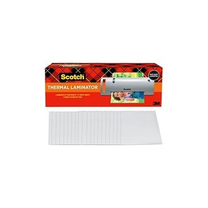 lot 38044 image: Scotch TL902VP Thermal Laminator, 1 Laminating Machine, White, Laminate Photos, Holiday Decor and Gift Tags, For Holiday, Office and School Supplies, 9 in.