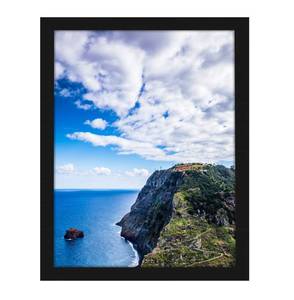lot 38060 image: MENNTHUI 8.5x11 Black Picture Frame, Tabletop and Wall Mounting Horizontally or Vertically, Decoration for Photos, Paintings, Posters, Artwork