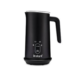 lot 38082 image: Instant Pot Milk Frother, 4-in-1 Electric Milk Steamer, 10oz295ml Automatic Hot and Cold Foam Maker and Milk Warmer for Latte, Cappuccinos, Macchiato, From the Makers of Instant 500W, Black