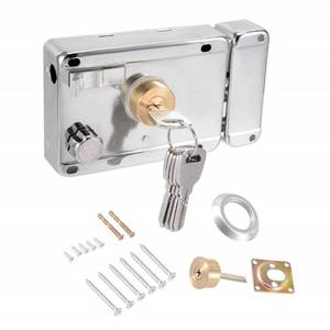 lot 38083 image: LDEXIN Home Safety Vertical Keyway Cylinder Deadbolt Rim Lock Set Exterior Door Anti-Theft Door Locks