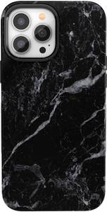 lot 38094 image: Casely iPhone 14 Pro Max Case  Black Marble  Compatible with MagSafe