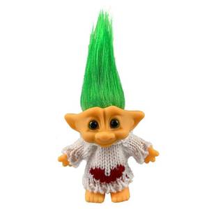 lot 38100 image: Lucky Troll Dolls,Cute Vintage Troll Dolls Chromatic Adorable for Collections, School Project, Arts and Crafts, Party Favors with Wool Clothes. (White)