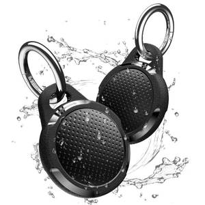 lot 38104 image: Waterproof Case for Airtag, 2 Pack Air tag Keychain Holder Compatible with Apple AirTags, Durable Anti-Scratches Protective Case with KeyringStrap for Luggage, Backpack, Dog Collar, Black