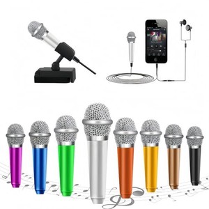 lot 38105 image: JeMii Mini Microphone,Tiny Microphone,Phone Microphone, Asmr Microphone,Mini Karaoke Microphone,forVoiceRecording Chatting and Singing on iPhone,Android,PC(Silver)