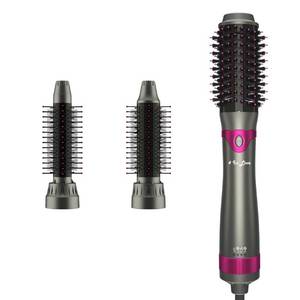 lot 38126 image: Hair Blow Dryer Brush, Salon Styler, Hot Air Hair Dryer and Volumizer Kit with Three Interchangeable Barrels  Replacement Parts Orderable