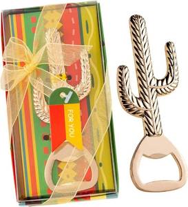 lot 38208 image: YKLIGTN 50PiecesPacks Cactus Bottle Opener for Mexican Theme WeddingBridal ShowerBirthdayBaby ShowerFiesta Party Favors,Gifts,Decorations or Souvenirs for Guests, Mexico Centerpieces for tables