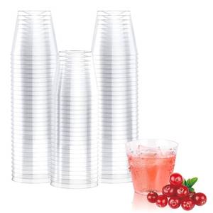 lot 38213 image: JOLLY CHEF 100 Pack Small Plastic Shot Glasses 1 oz Disposable Cups 1 Ounce Tasting Cups-Party Cups Ideal for Whiskey, Wine Tasting, Food Samples