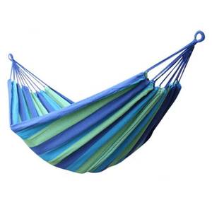 lot 38225 image: WoneNice Outdoor Double 2 Person Cotton Hammock