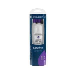 lot 38228 image: everydrop by Whirlpool Ice and Water Refrigerator Filter 1, EDR1RXD1, Single-Pack , Purple
