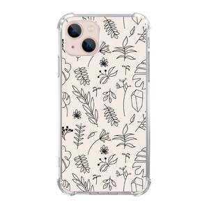 lot 38292 image: Mabluworqe Boho Minimalist Plant and Flower Case Compatible with iPhone 15, Aesthetic Botanical Leaf Case for iPhone 15, Cool TPU Bumper Phone Case Cover