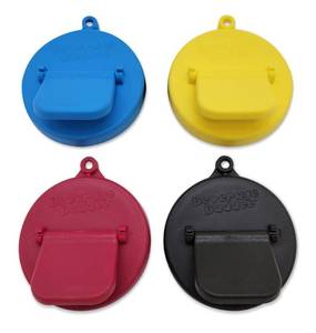 lot 38293 image: Beverage Buddee Can Cover - Best Can Cover For Standard Size SodaBeerEnergy Drink Cans - Made In The USA - BPA-PCB Free - 4 pack (Asst Colors)