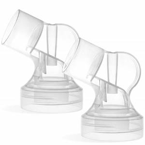 lot 38345 image: Nenesupply Connectors Compatible with Medela Flanges. Not Original Medela Personalfit Connector. Work with Pump in Style Symphony Harmony Swing Breastpumps, and Nenesupply Flanges.