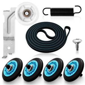 lot 38350 image: Upgraded Dryer Repair Kit for DC97-16782A Samsung Dryer Roller Replacement Kit, 6602-0016555ph2337 Dryer Belt, DC93-00634A Dryer Idler Pulley, Replacement for Samsung Dryer Parts (Figures 6 and 7)