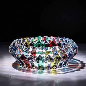 lot 38356 image: Magcolor Colorful Crystal decorative bowl for kitchen and indoor,Home Office Tabletop Beautiful Decoration Craft.