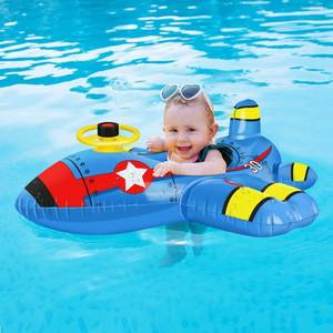 lot 38366 image: Baby Float Infant Pool Float Toddler Pool Float, Inflatable Baby Swimming Float Airplane Baby Rider Float Kids Pool Float, Toddler Swim Float Ring Baby Floatie, Pool Floats for Toddlers 6-48 Months