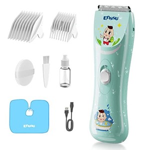lot 38376 image: ENSSU Baby Hair Clippers, Lower Noise Haircut Trimmers for Children with Autism and Sensory Sensitivity, Babies Infant Kids Waterproof Hair Cutting Kits