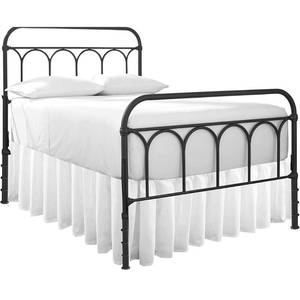 lot 38406 image: Ruffled Bed Skirt with Split Corners-Dust Ruffle - 21 Drop 100% Microfiber Soft,Sheen & Luxurious Look - Bed Skirts (White -Queen)