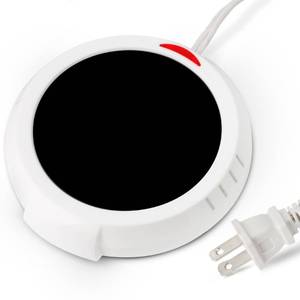 lot 38410 image: Candle Warmer Plate Safely Releases Scents Without a Flame- Used as Candle Jar Warmer, Candle Melter, Coffee Warmer, Mug Warmer, Cup Warmer in Your Home & Office, 1 Pack, White