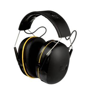 lot 38417 image: 3M WorkTunes Connect Hearing Protector with Bluetooth Wireless Technology, 24 dB NRR, Hearing Protection Safety Earmuffs, Black