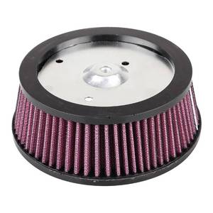 lot 38422 image: XMMT Red Sucker High Flow Stage 1 Air Cleaner Filter Intake Element For Harley Big Twin Cam Touring Softail