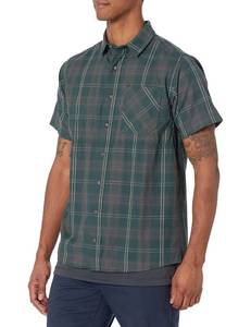 lot 38429 image: Vertx Guardian Mens Tactical Shirt, Short Sleeve Stretch with Pockets, Concealed Carry Outdoor Work Shirts, Tactical Operations Gear, Medium, Pine Plaid