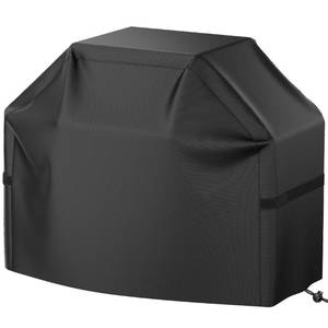 lot 38463 image: Grill Cover, BBQ Grill Cover, Waterproof, Weather Resistant, Rip-Proof, Anti-UV, Fade Resistant, with Hook-and-Loop Straps, Gas Grill Cover for Most Grills, 48 inch, Black
