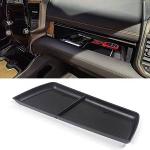 lot 38478 image: Moonlinks Compatible with Dodge Ram 1500 2500 3500 Glove Box Organizer 2019 2020 2021 2022 2023 2024,Center Console Organizer Console Tray Storage with Rubber Pad for RAM 1500 2500 3500 2019-2024