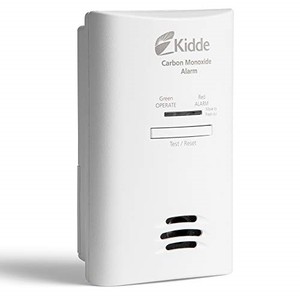 lot 38517 image: Kidde Carbon Monoxide Detector, Plug In Wall with AA Battery Backup, Test-Hush Button