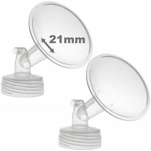 lot 38554 image: Nenesupply 21mm 2 pc Flanges Compatible with Spectra S2 Spectra S1 9 Plus Breastpumps Replacement to Spectra Pump Parts and Spectra Flange. Compatible with Spectra S2 Parts and Spectra 21mm