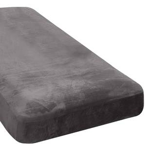 lot 38565 image: H.VERSAILTEX Velvet Stretch Individual Chaise Cover Sectional Couch Covers for L Shaped Sofa Both LeftRight Furniture Protector Seat Cushion Sofa Cover (1 Piece Chaise Cover, Grey)